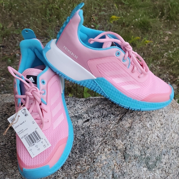 Adidas X LEGO Sport J Collaboration Running Shoes Size 8 - Picture 2 of 16